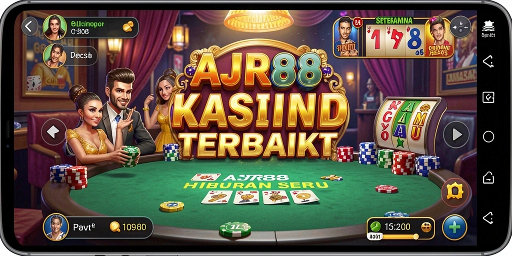 Tampilan menarik dari gameplay seru AJR88 di dunia Kasino.