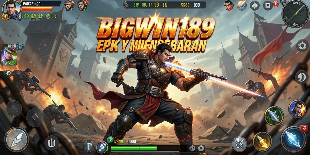 Tampilan dinamis pertarungan karakter dalam BIGWIN189.