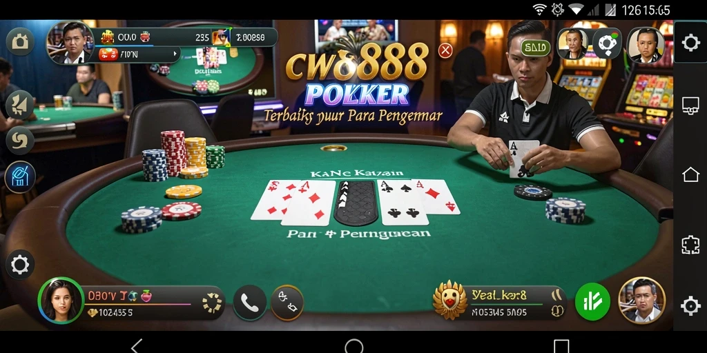 Tampilan gameplay seru di CW8888 dengan pemain aktif.
