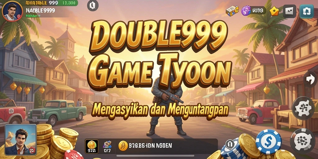 Tampilan gameplay DOUBLE999 yang menantang dan interaktif.
