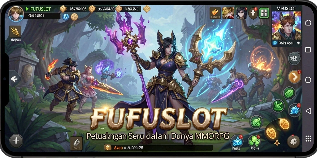 Tampilan gameplay FUFUSLOT yang menakjubkan dan penuh aksi.