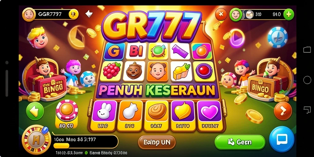 Tampilan gameplay seru dalam permainan Bingo GGR7777.