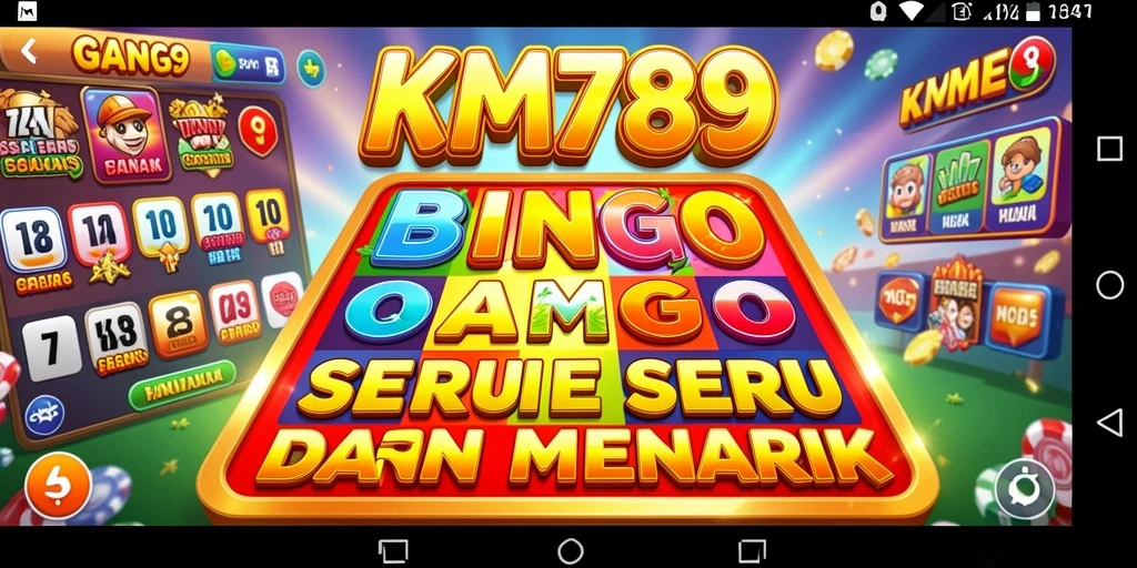Tampilan gameplay Bingo yang menarik dan seru di KM789.