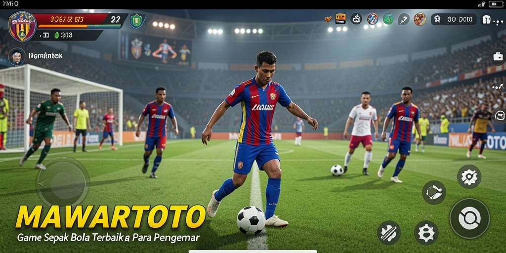 Screenshot gameplay MAWARTOTO yang menampilkan aksi seru di lapangan.